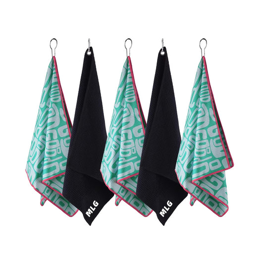 NEW Design Custom Logo Golf Towel Manufacturers Microfiber Colorful Golf Towels