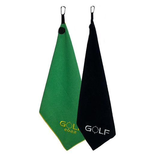 Golf Towel Custom Logo Miccrofiber Waffle Dry Quickly Golf Towels