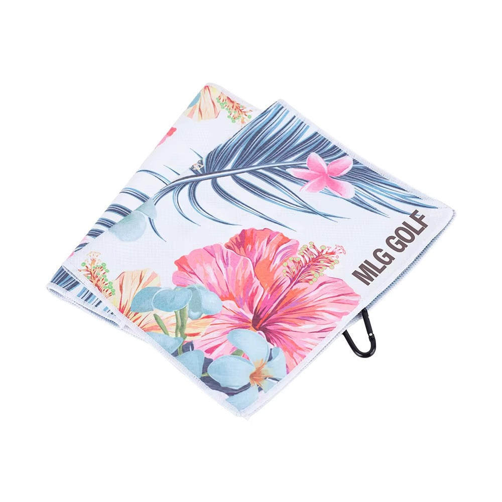New Design Golf Towel Manufacturers Custom Logo High Quality Golf Towel